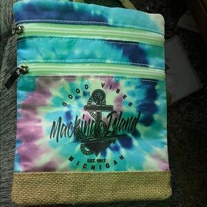 Tie-Dye Mackinac Island Pouch